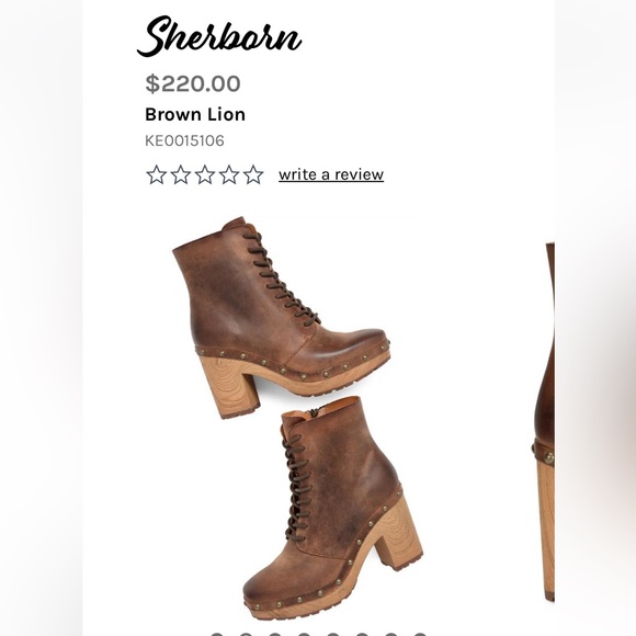 Kirk-Ease Sherborn Platform Bootie  size 7 - Picture 5 of 10